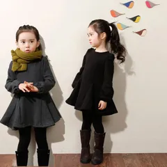 子供ワンピース 女の子 長袖ワンピース 春秋冬 長袖ワンピース 韓国子供服 キッズ ワンピース 100cm 110cm 120cm 130cm 140cm キッズ