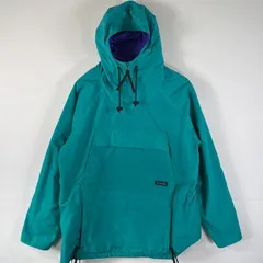古着 90's/90年代 コロンビア Columbia ナイロンジャケット ハーフジップ アウトドア アノラックパーカー L  グリーン系 メンズ