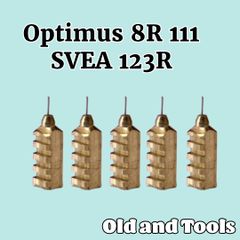 オプティマス 111 8R ニードル 5本セット / クリーニングニードル SVEA 123R