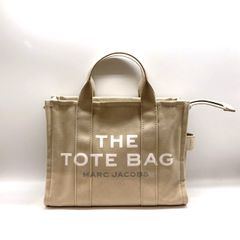 ★マークジェイコブス MARC JACOBS トートバッグ 2wayバッグ  ベージュ系 ショルダー欠品 中古 005927
