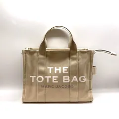 ★マークジェイコブス MARC JACOBS トートバッグ 2wayバッグ  ベージュ系 ショルダー欠品 中古 005927