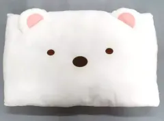 【中古】クッション・本体 しろくま フェイス型スクエアクッション 「すみっコぐらし」