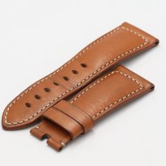 松下庵製 ブラウンレザー 時計用ベルト 美品 - メルカリ