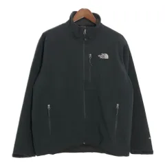 THE NORTH FACE ノースフェイス ソフトシェルジャケット アウトドア ブラック (メンズ M) 中古 古着 T1408