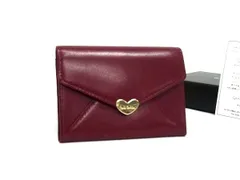 ■新品■未使用■ Paul Smith ポールスミス レザー ラブレターモチーフ カードケース 名刺入れ レディース ワインレッド系 FN5084