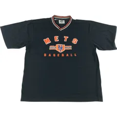 古着 リー Lee SPORT MLB NEW YORK METS ニューヨークメッツ Vネック スポーツTシャツ メンズL相当/eaa548161のサムネイル