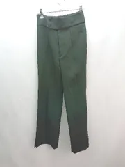 ◇ FRAY I.D ウエストゴム ファスナーあり 無地 シック ストレートパンツ サイズ0 ブラック レディース E  【1307210017859】