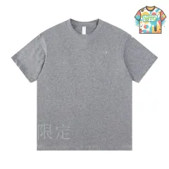 【今日特価】ALO 25 春夏丸首ルーズ銀箔 T 恤-3