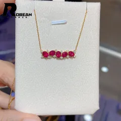 【お値下げ】K18 （18金）ホワイトゴールド ルビーネックレス 2025年最新】ルビーネックレスk18の人気アイテム - メルカリ