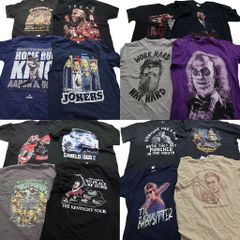 古着卸 まとめ売り 人物 半袖Tシャツ 16枚セット (メンズ L /XL ) レーサー 大判プリント プロチーム NBA レイカーズ 中古 古着 NA6992