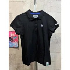 美品 レディース ジャックバニー ポロシャツ 黒 0 パーリーゲイツ Jack Bunny!!
