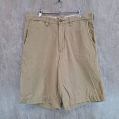 Schott ショット 無地 シンプル ブランドタグワッペン ベージュ  ハーフパンツ チノパン