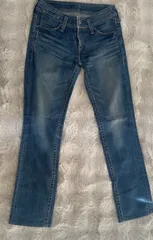 リーバイストラウスシグネチャー デニムパンツ ボトムス ジーンズ レディース 28サイズ ネイビー LEVI STRAUSS Signature