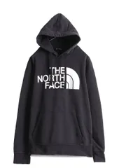 【お得なクーポン配布中!】 ノースフェイス プリント スウェット フード パーカー メンズ M The North Face プルオーバー 裏起毛 トレーナー ブラック アウトドア 薄手