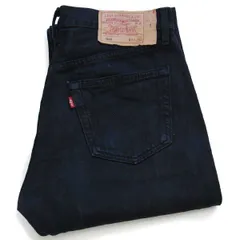 90s トルコ製 Levi'sリーバイス 501 後染め ブラック デニムパンツ W33 L36★ユーロ ヨーロッパ オールド ジーンズ ストレート