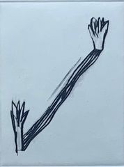 【額付】【真作】山中現　やまなかげん　YAMANAKA Gen　一つの意味　ドライポイント　版画　作家直筆サイン 額付】【真作】山中現 やまなかげん YAMANAKA Gen 一つの意味