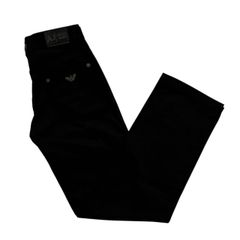 ARMANI アルマーニ スキニーパンツ 黒 パンツ 長ズボン キッズ サイズ11A 148cm