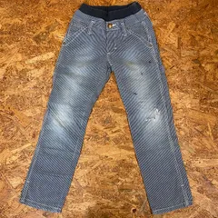Lee ペインターパンツ キッズサイズ 130 リー ヒッコリー イージーパンツ デニム ジーンズ KIDS 子供服 ボトムス ユーズド USED 古着