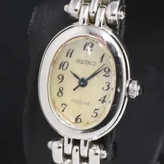 350セイコー　エクセリーヌ　1F21-0BR0 ダイヤベゼル　腕時計　美品 350セイコー エクセリーヌ 1F21-0BR0 ダイヤベゼル 腕時計 美品