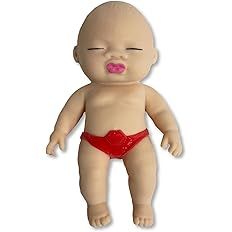 アグリーベイビーズ　サイズ 14cm 赤ちゃん ホワイト　赤色
