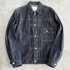 デラックス Deluxe Clothing デニムジャケット Gジャン 1stタイプ  濃紺 【L】