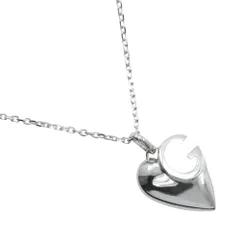 【GUCCI】グッチ シャーロット ハートG シルバー925 レディース 8.1g ネックレス