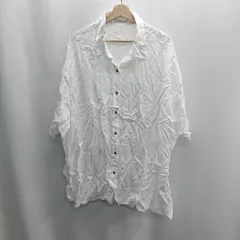 ◇ ⊂Φ JEANASIS ジーナシス 半袖 シャツ サイズフリー ホワイト レディース E  【1410290040898】