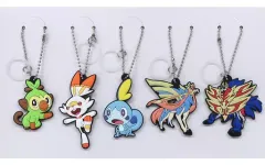 【中古】キーホルダー・マスコット(キャラクター) 全5種セット ゲオオリジナルラバーキーホルダー 「Switchソフト ポケットモンスター ソード・シールド」 ゲオ購入特典