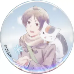 【中古】バッジ・ピンズ [単品] 夏目貴志＆ニャンコ先生 缶バッジ 「夏目友人帳 石起こしと怪しき来訪者」 劇場グッズ