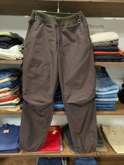 L.G.B ルグランブルー ファーポーチ サルエルパンツ シルク混 カーゴ