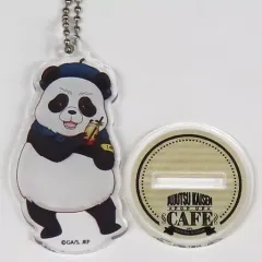 【中古】キーホルダー パンダ 「呪術廻戦 ポップアップカフェ in なんばマルイ ミニキャラアクリルスタンドキーホルダー」