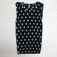 韓国子供服 ドットデザインプリーツチュニックワンピース ミニワンピース ノースリーブ サマー キッズ ブラック