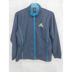 ◇ adidas アディダス 長袖 ウィンドブレーカー ジャンパー USA M J 150 ネイビー #  【1002797314444】