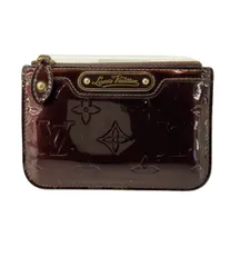 ルイ・ヴィトン コインケース キーリング付き ポシェットクレ NM アマラント M93557 レディース LOUIS VUITTON