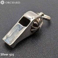 シルバー925 クロスホイッスル 笛 ペンダント メンズ レディース 高級ジュエリー ユニークデザイン