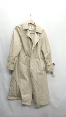 ◇ ⊇ ◎ nano universe ナノ ユニバース 長袖 トレンチコート サイズ38 ベージュ レディース E  【1410290009154】