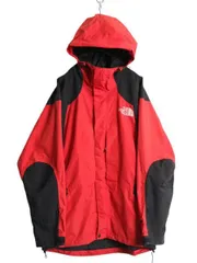 【お得なクーポン配布中!】 90s ノースフェイス ゴアテックス ナイロン マウンテンライト ジャケット メンズ L 古着 オールド マウンテンパーカー フルジップ ツートン