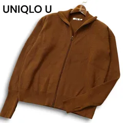 21AW★ UNIQLO U ユニクロ ユー ルメール ウール混★ メリノブレンド ドライバーズ ニット セーター ジャケット Sz.M メンズ