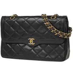 2024年最新】（中古）(シャネル)CHANEL Wチェーンショルダーバッグ ...