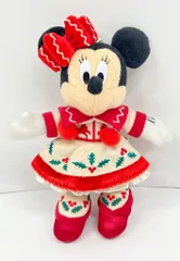 東京ディズニーランド ぬいぐるみバッジ CHRISTMAS FANTASY 2015 ミニー(赤/白)/Disney Christmas Stories 2015