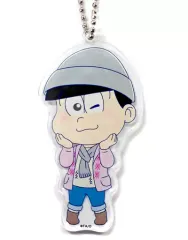 【中古】キーホルダー・マスコット(キャラクター) トド松 「おそ松さん×AnimePlaza アクリルボールチェーン(冬服Ver.)」