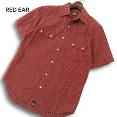 RED EAR レッドイヤー ポールスミス 春夏 刺し子 総柄★ 半袖 ウエスタン シャツ Sz.S メンズ 日本製のサムネイル