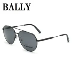 バリー BALLY BY0074-H 01A 59 サングラス アジアンフィット UVカット 紫外線カット ノーズパッド 鼻あて メンズ グレー ブラックのサムネイル