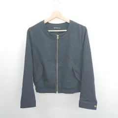 ◇ ⊇ Clear Impression クリアインプレッション 薄手 長袖 ブルゾン サイズ3 ネイビー レディース E  【1506130012245】