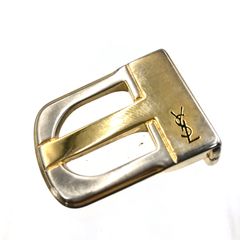 美品　YSL イブサンローラン　クロコ型押し　金金具　ロゴ型押し　ベルト Yves Saint Laurent イヴサンローラン ハンドバッグ クロコ型