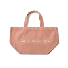 DEAN&DELUCA　ディーン＆デルーカ ピンク・シルバー トートバック エコバッグ コットン レディース Ｓサイズ