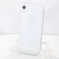 〔中古品〕 iPhoneXR 64GB ホワイト MT032J／A SIMフリー【258】