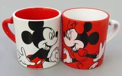 【中古】マグカップ･湯のみ ミッキー＆ミニー Valentine 2019 ペアマグカップ 「ディズニー」 ディズニーストア限定