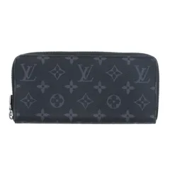 【美品】LOUIS VUITTON （ルイヴィトン） ジッピーウォレット・ホリゾンタル 財布 長財布(小銭入有) モノグラム･エクリプス Black M11611 used:A【中古】 