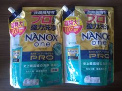 ナノックス ワン プロ つめかえ用 パウダリーソープの香り 1070g × 2個